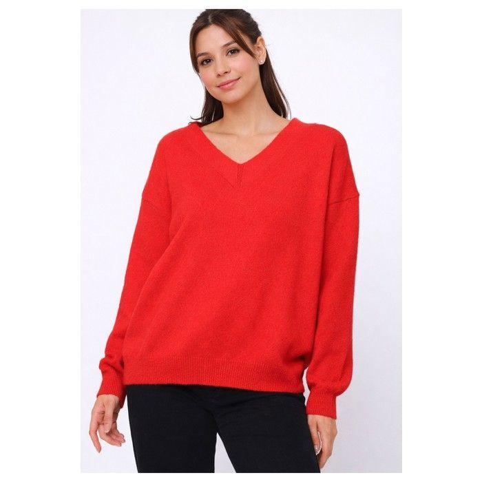 Pull De Noël Femme - Manches Longues Col Rond - Imprimé Rennes, Bonhommes De Neige - Laine Acrylique Douce - Automne/hiver Décontracté - 6