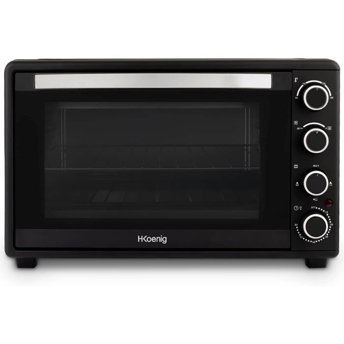 Fo45 Mini Four 45L Electrique Posable Compact Multifonction Performant 2000W Programmable 230° Minuterie 60 Min Arrêt Aut[GA652] - Spielstabil