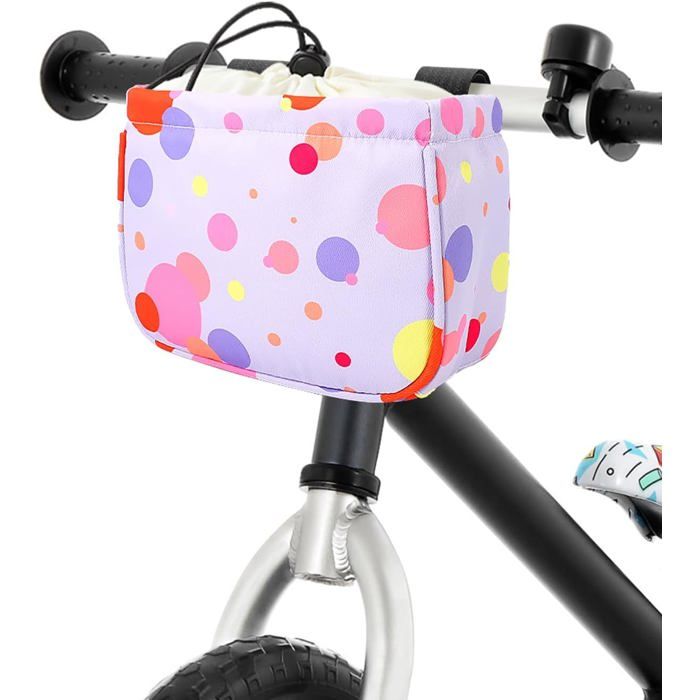Sacoche de guidon pour enfant-Panier de vélo avant pour fille-Accessoire de vélo pour vélo tricycle scooter