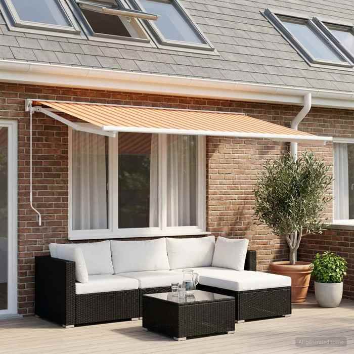 vidaXL Toile de rechange pour auvent Multicolore 250 x 200 cm 3444289