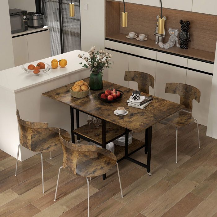 Table repas - MINIMAL - 140 x 80 cm - Extensible rabattable - 6 places - Acier industriel Table repas - MINIMAL - 140 x 80 cm - Extensible rabattable - 6 places - Acier industriel