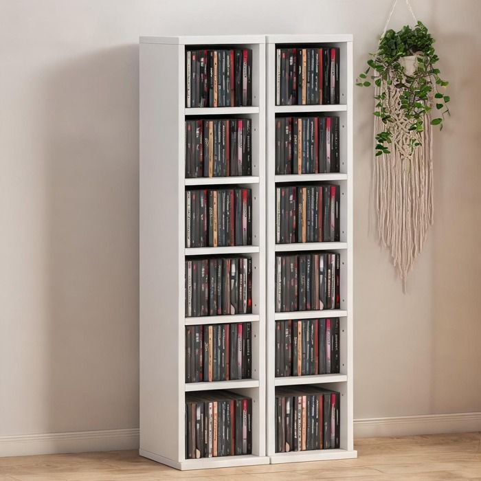 Armoire De Bureau en Panneau de particules Blanc 21 x 22.5 x 88.5 cm