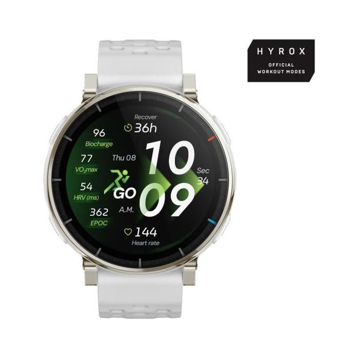 Montre connectée GPS - AMAZFIT - Active 3 Premium - Écran AMOLED 1 32 466×466 - Verre saphir - GPS & capteurs santé Montre connectée GPS - AMAZFIT - Active 3 Premium - Écran AMOLED 1 32 466×466 - Verre saphir - GPS & capteurs santé