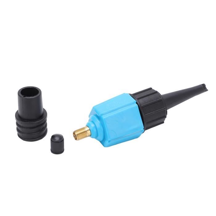Adaptateur De Valve Pour Pompe à Air VTT - Compatible Rockshox Monarch, DT XMM - Alliage Aluminium, Joints Toriques Inclus - Rouge
