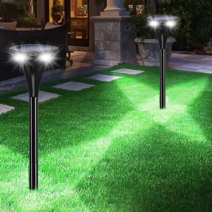 Spot Solaire Exterieur, Lampe Solaire Extérieur Jardin IP65 Etanche