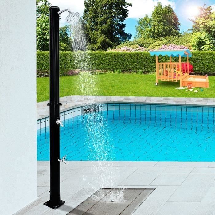 Douche solaire Extérieure /douche de jardin / douche de piscine | 20L-H215 cm Pommeau de douche réglable