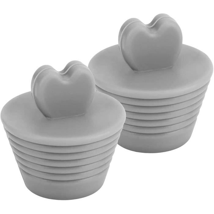 Lot De 2 Bouchons De Vidange Filetés Ruimou - Tige 4,2 Cm - Blanc - Pour Glacière Et Congélateur