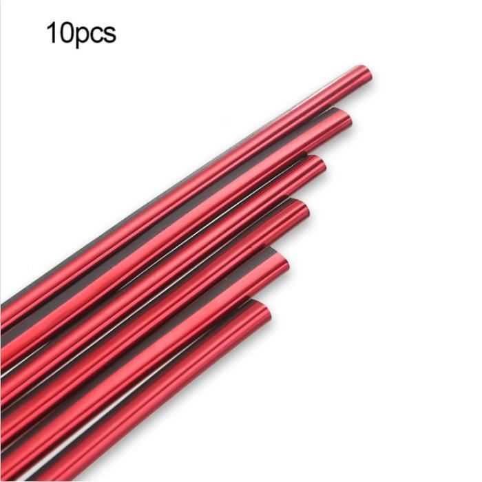 40 Bandes Décoratives Pour Bouches D'Air De Voiture - PVC Souple Rouge, Facile à Installer Sans Colle - Gadget Stylé Pour Habitacle