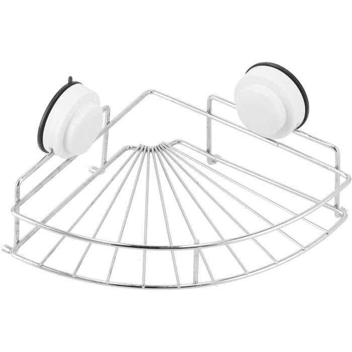 Étagère Douche Murale Sans Perçage, Étagère Salle De Bain D'Angle, Rangement Accessoire Salle De