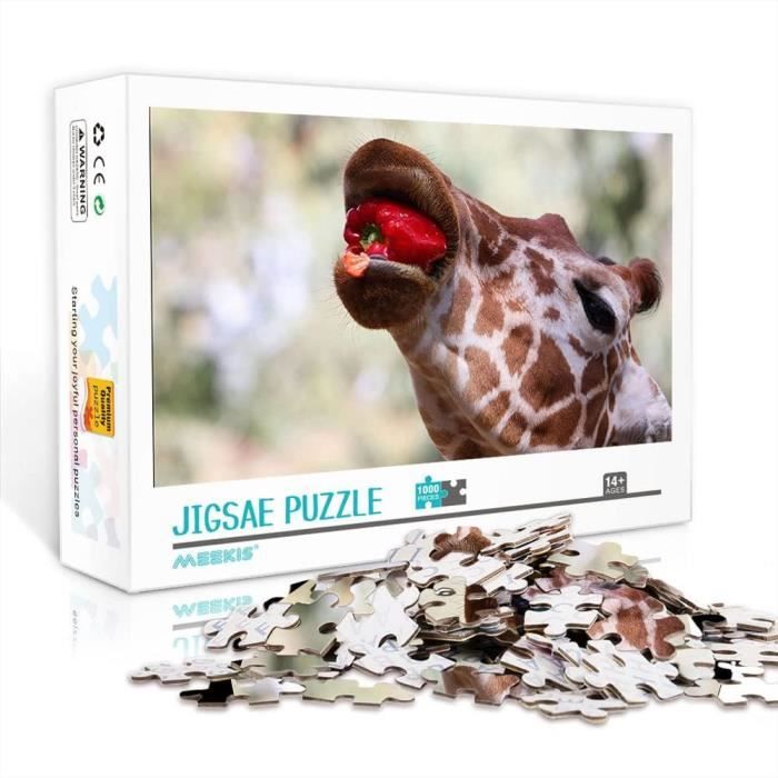 1000 Pièces De Mini Puzzle Adulte Girafe Puzzle Classique Jeu De Puzzle  Jouet Cadeau De Voyage À Domicile (Puzzle En Carton [u14294] - Cdiscount  Jeux - Jouets