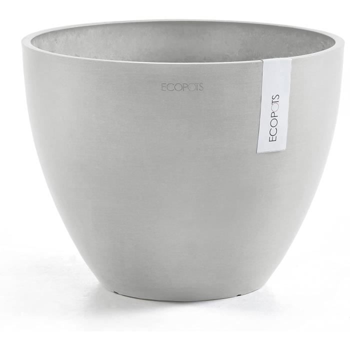 Ecopots Antwerp - vaso tondo basso da interno/esterno