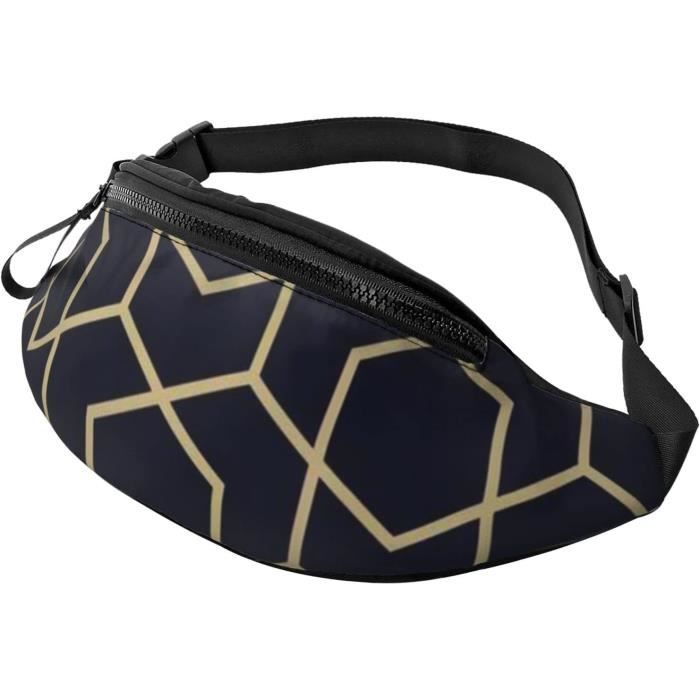 Sac Banane Sport BOTCAM - Sangle Réglable, Léger - Pour Course, Rando, Voyage - Noir