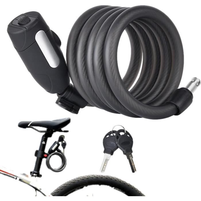Antivol Vélo Pliable à Combinaison - Chaîne Robuste En Acier, Longueur ~120 Cm, Neuf Sous Blister