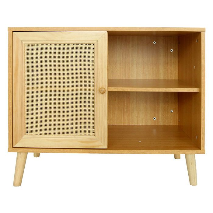 Buffet en bois Iguane - 80 x 40 x 66 cm - Marron