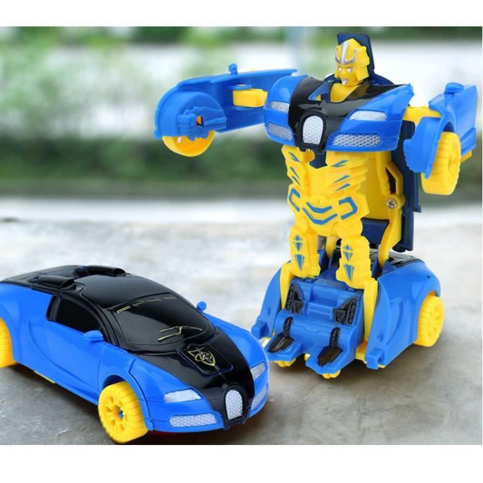 Robot de déformation,Modèle de voiture King Kong Jouet garçon Tirer la voiture  voiture jouet déformée manuellement(Bleu) - Cdiscount Jeux - Jouets