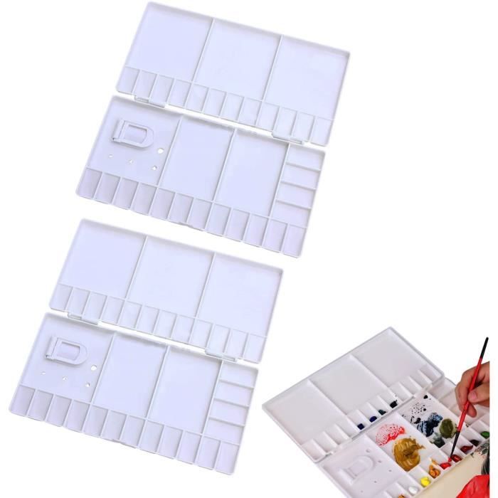 Palette D'aquarelle Vide - Plateau De Peinture Pliant Pour La Peinture - Palette Pour