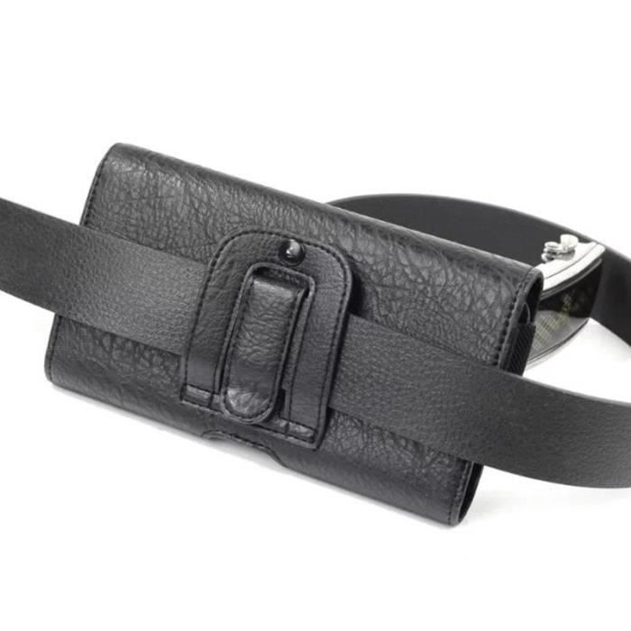Etui vertical en cuir véritable iPhone X Xs Max Xr 8 7 6