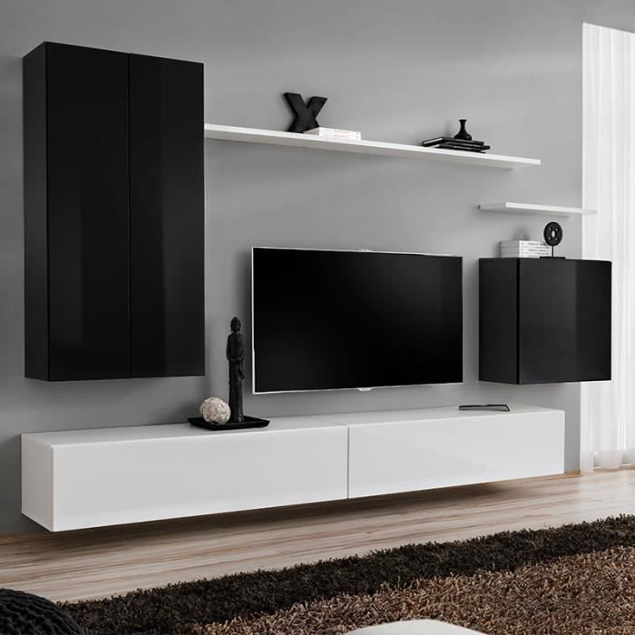 Meuble TV Et Salon Berno Par Vicco, Style Ancien Clair, 140 Cm, Neuf En Kit