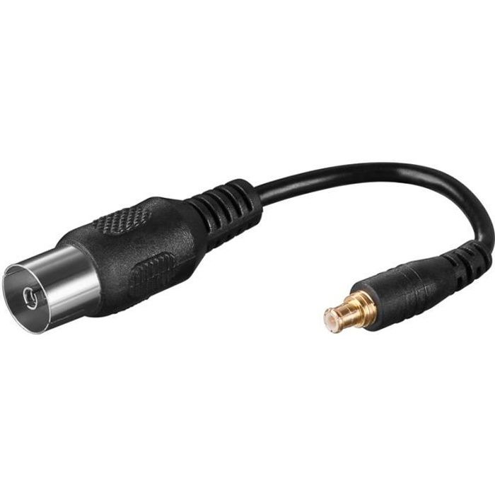 Adaptateur de mini-c/âble pour antenne USB DVBT DVBT Tuner TV Pour connecteur coaxial /à antenne MCX vers USB DVB-T R/écepteur TV