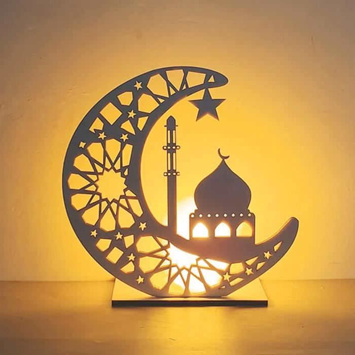 Décorations Du Ramadan Lumière Led Eid Mubarak, Lampes Décoratives
