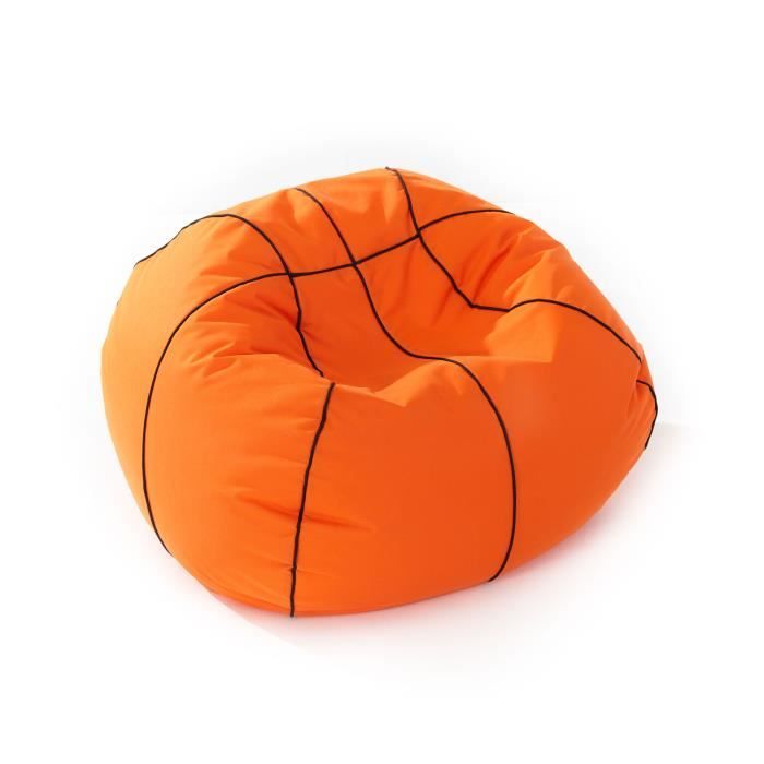 lumaland pouf de luxe basketball fauteuil de la ligne confort (basket petit)