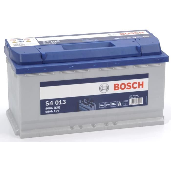 Bosch S4013 - batterie de voiture - 95A/h - 800A - technologie au plomb - pour vehicules sans systeme Start/Stop - Type 019