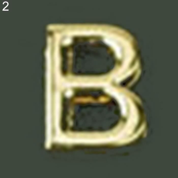 Pendentif FEMME Initiale Lettre B Plaqué OR Neuf