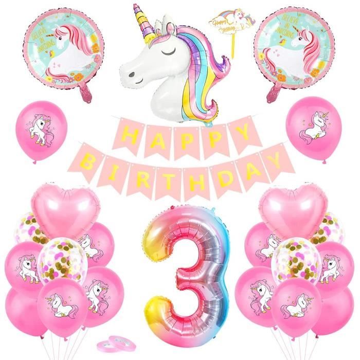 Unicorn 3 Anniversaire Fille Ballon Unicorn Ballon 3 Ballons Anniversaire 3 An Unicorn Ballon 3 Ans Fille Unicorn 3 Ballons Ann657 Cdiscount Maison Unicorn 3 Anniversaire Fille Ballon Unicorn Ballon 3 Ballons Anniversaire 3 An Unicorn Ballon 3 Ans Fille Unicorn 3 Ballons Ann657 Cdiscount Maison