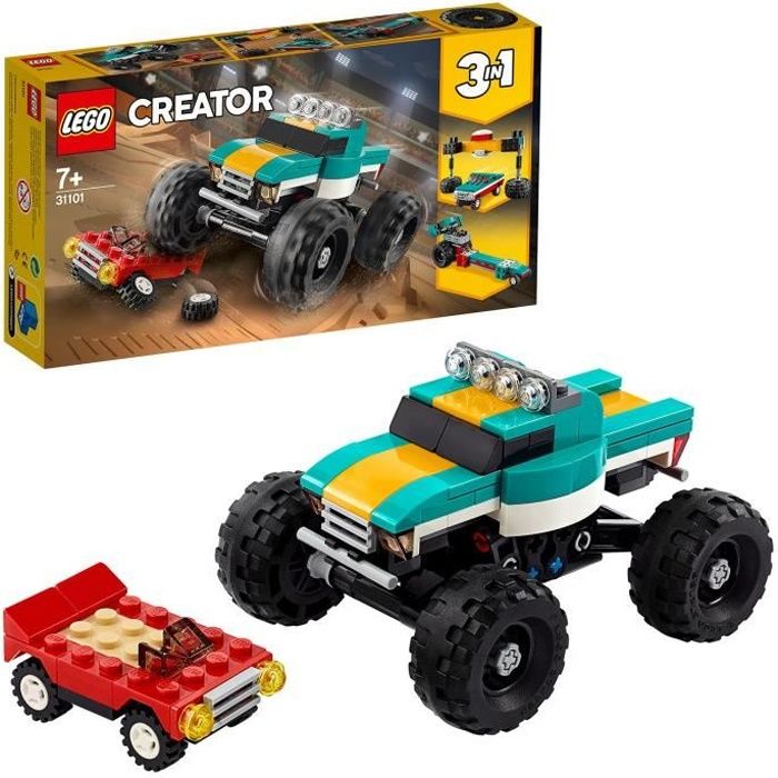Acheter LEGO® Creator - Le Monster Truck - Jouet Voitures et Véhicules - Enfant - 163 pièces Reconditionné - 20,00 € LEGO® Creator - Le Monster Truck - Jouet Voitures et Véhicules - Enfant - 163 pièces Reconditionné - Lego reconditionné disponible sur Cdiscount Seconde Vie