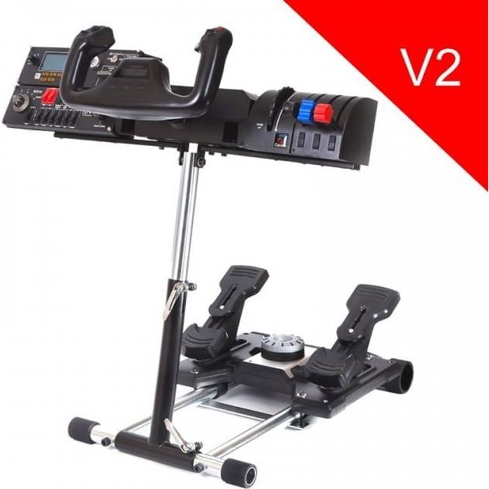 Support Wheel Stand Pro pour Saitek Pro Flight Yoke System et Volant G25-G27 - Deluxe V2