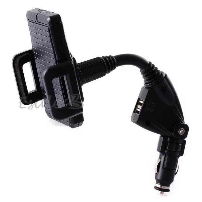 Chargeur De Voiture Usb 2 Ports Usb Pour Téléphone Portable, Compatible