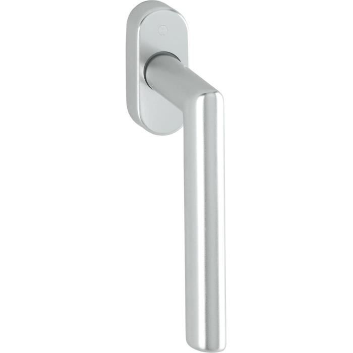 Poignée De Porte/Fenêtre HOPPE ATLANTA - Blanc/Argent - Cylindre Complet Prêt à Poser - Neuf En Boîte