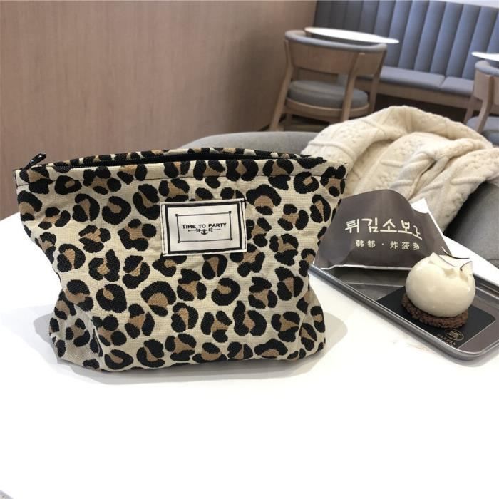 sac bourse leopard