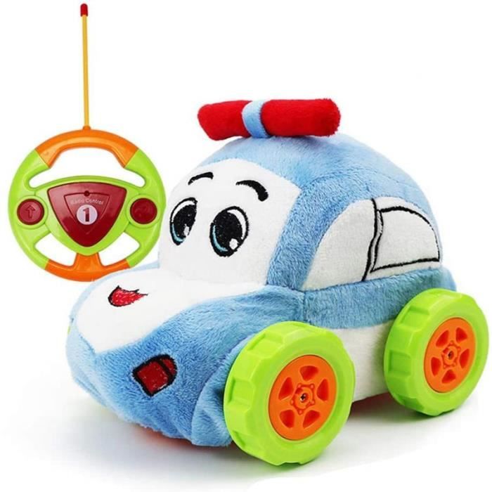 Voiture Telecommandee De Dessin Anime En Peluche Anti Collision Anti Chute Lavable 3 6 Ans Garcons Et Filles Bleu Achat Vente Coffret Cadeau Jouet 8451651626279 Cdiscount