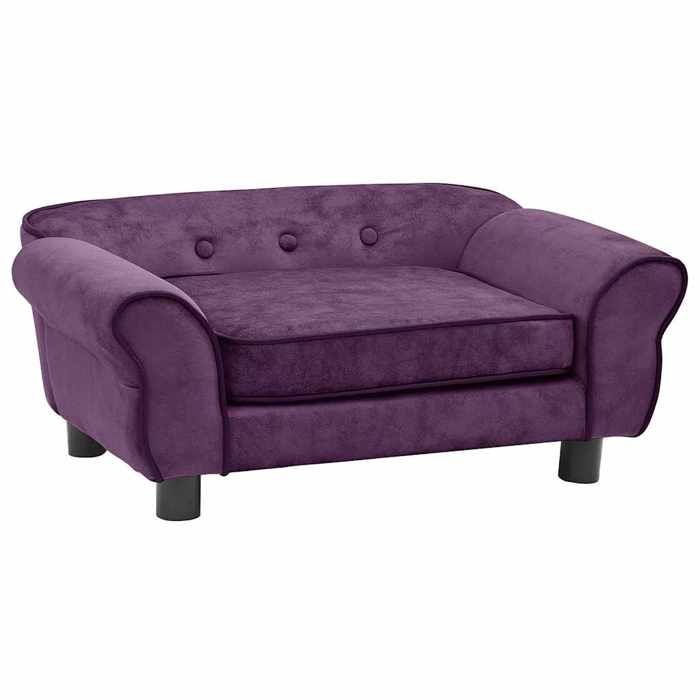 vidaXL Canapé pour chien 72x45x30 cm Peluche