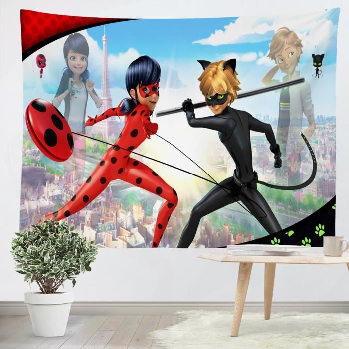 Tapisserie Tenture Murale Miraculous Ladybug Et Chat Noir Impression Numerique Polyester 180x230cm Personnalisable Avec Votre Propr Cdiscount Maison Tapisserie Tenture Murale Miraculous Ladybug Et Chat Noir Impression Numerique Polyester 180x230cm Personnalisable Avec Votre Propr Cdiscount Maison