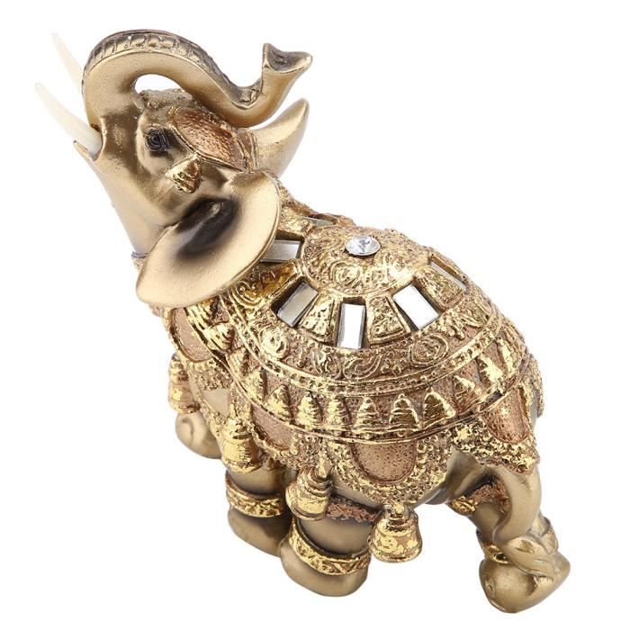 1 Par Feng Shui Kylin Estátua Estatueta Para Ouro 9x9,5cm