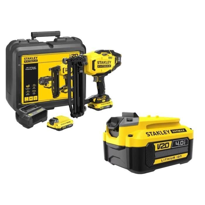 Cloueur de finition 16Ga STANLEY FATMAX SFMCN616D2K QW - vue 3