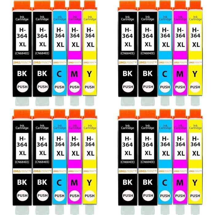 364 XL Pacco Da 5 Cartucce D'inchiostro Compatibile Con HP - Foto 10