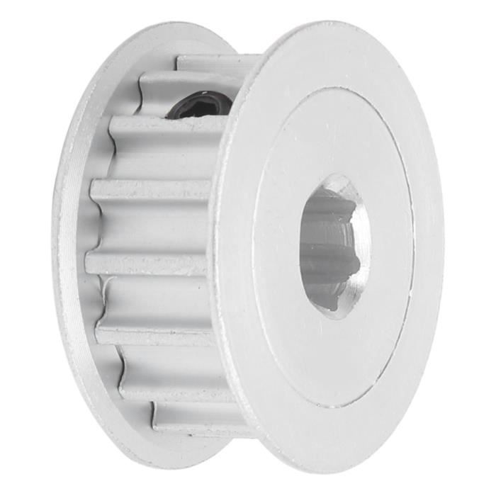 Roue de poulie de courroie, poulie de distribution en aluminium de résistance à l'usure durable Roue de poulie de courroie, poulie de distribution en aluminium de résistance à l'usure durable