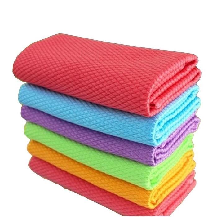 10 Torchons De Cuisine Kidparadise 100% Coton 47x65cm - Motifs Aléatoires, Absorbants Et Ludiques