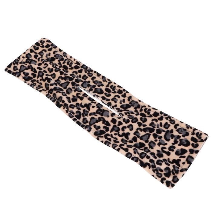 Lot De 4 Bandes Cheveux Léopard - Anti-Dérapantes - Tendance Femme - Confortables Et Style