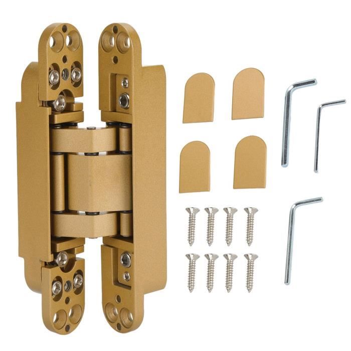 Charnière De Porte Réglable M12 – Modèle Angel Gate, Courte, En Acier Zingué