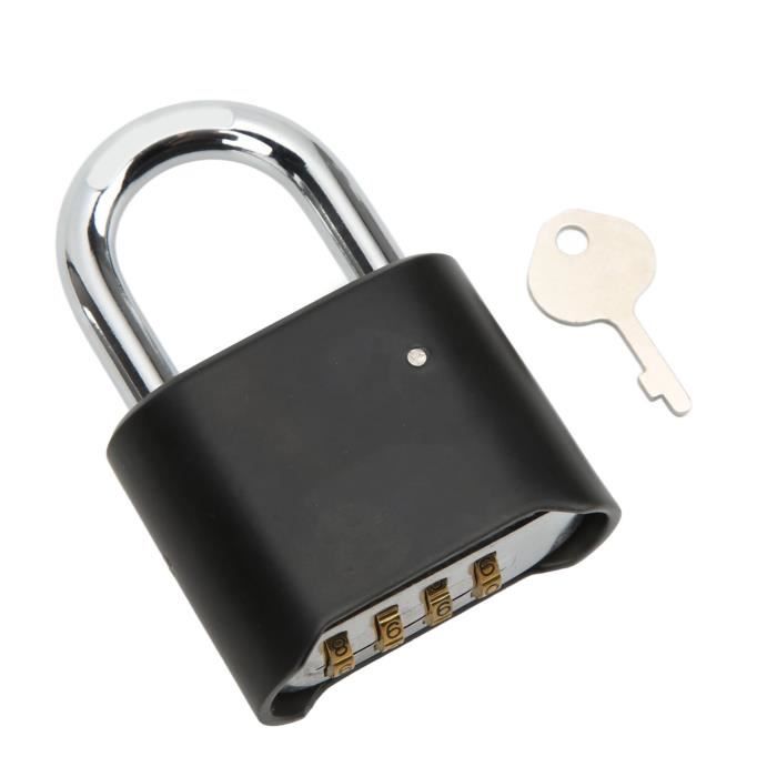 Cadenas à Combinaison 4 Chiffres, En Acier Galvanisé Résistant