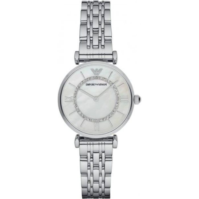Montre bracelet EMPORIO ARMANI AR1908 - Femme - Argent - Acier inoxydable - Quartz