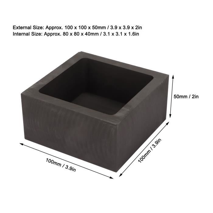 Outil De Fusion De Creuset De Fonderie De Fonderie De Four En Graphite