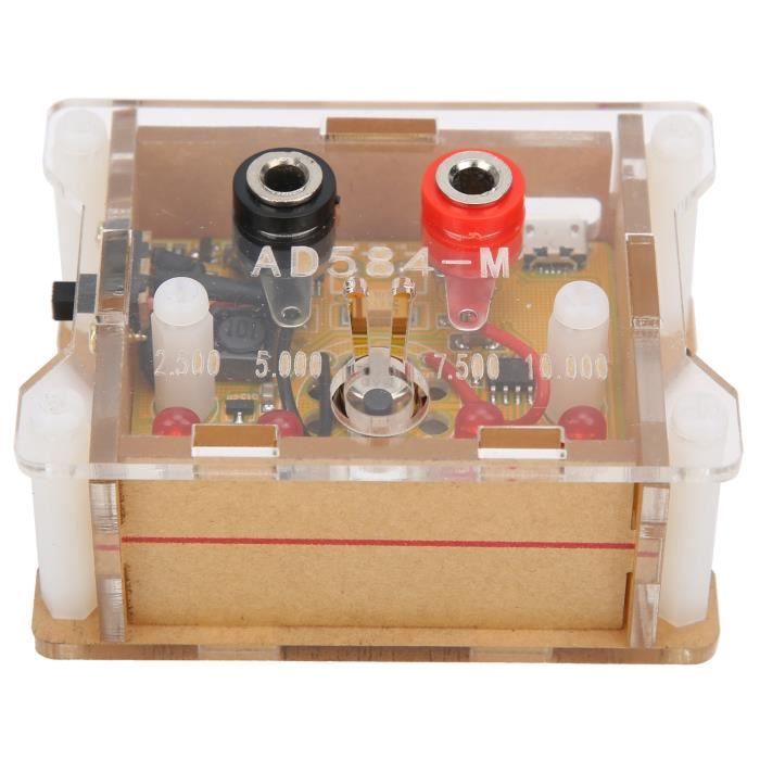 Voltage Reference Module, AD584KH High Precision 4-Channel 2.5V/7.5V/5V/10V with Housing