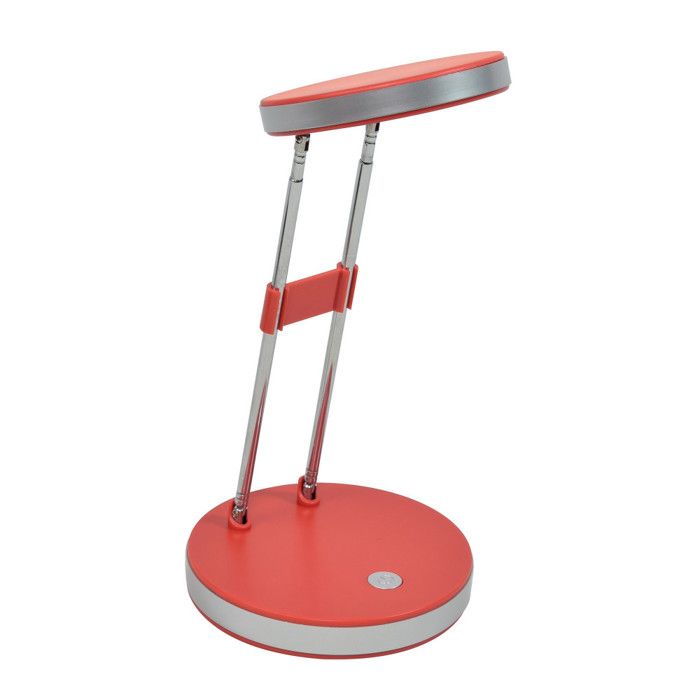 Lampe de bureau télescopique rouge LED