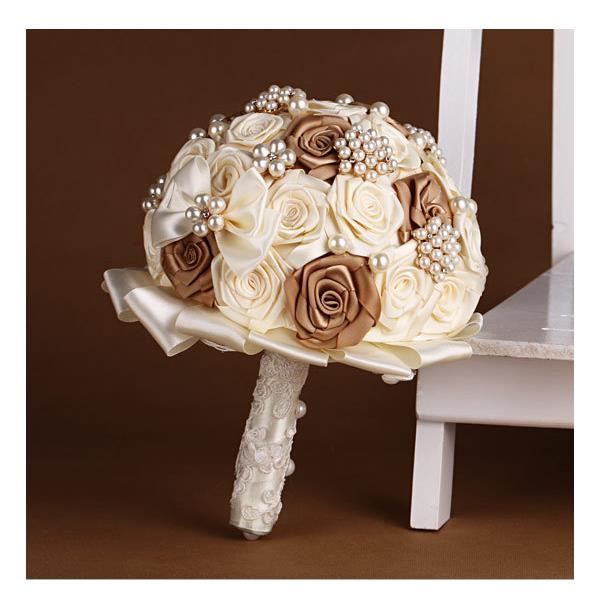 Bouquet de Mariage Mariage fleurs artificielles Bouquet de luxe Mariage  Demoiselle D'honneur mariée Bouquet de Mariage décorations - Cdiscount  Prêt-à-Porter