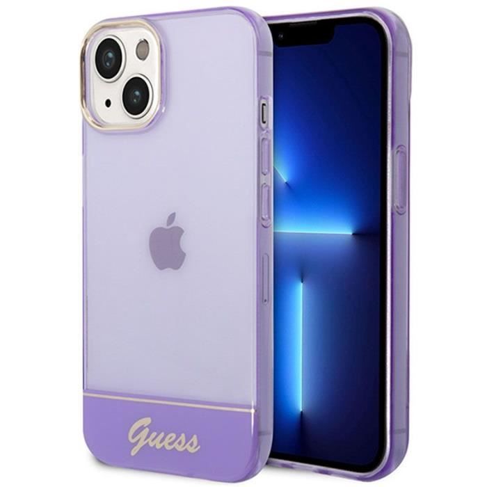Guess Translucent Coque pour iPhone 14 Plus 3666339088279